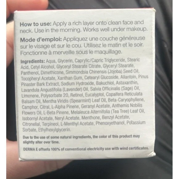 Derma E Anti Aging Regenerative Day Cream Vitamin A 2oz - Picture 4 of 5